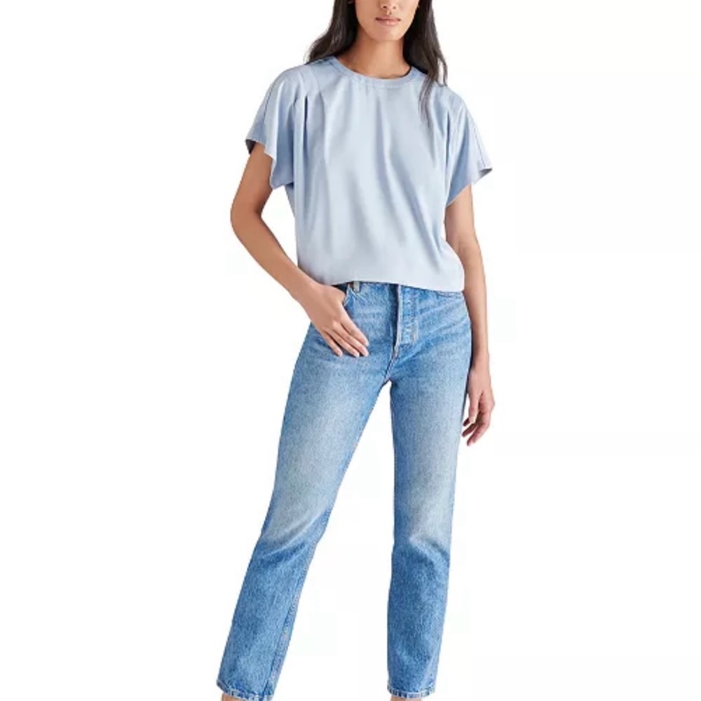 Steve Madden Sky Blue Women's Top - Picture 4 of 9